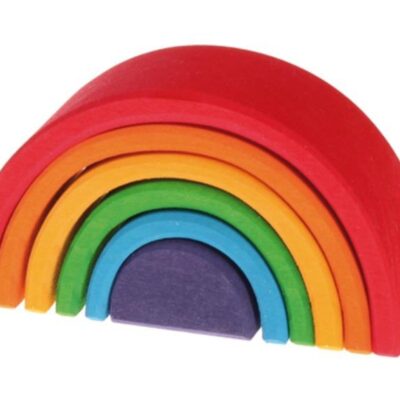 Grimm's Small Wooden Rainbow 6pcs