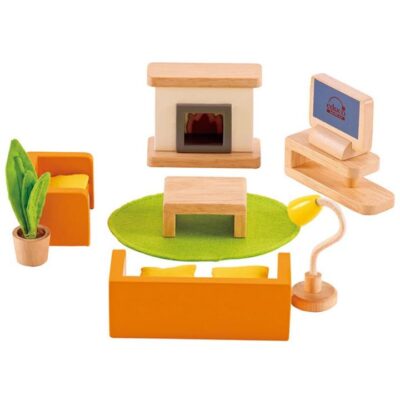Hape All Seasons Dollhouse Media Room