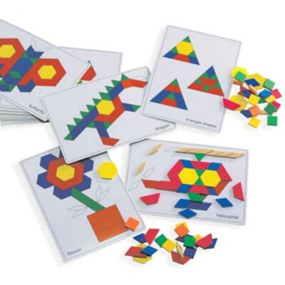 Pattern Block Picture Cards 20pcs