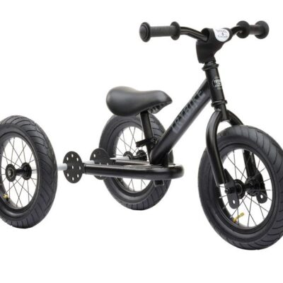 Trybike Steel Black 2 in 1 Balance Bike