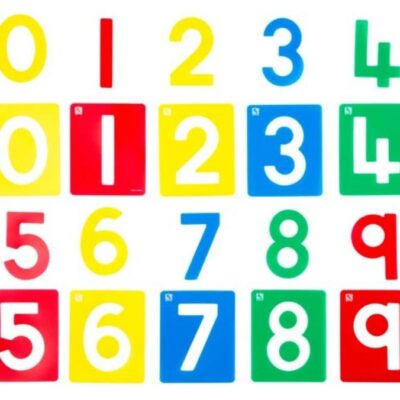 Large Number Stencils 0-9