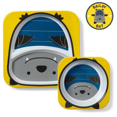Skip Hop Zoo Bat Melamine Dinnerware