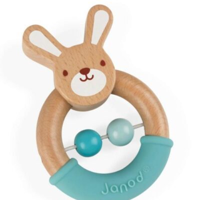 Janod Baby Pop Bunny Rattle