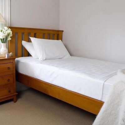 Brolly Sheets Waterproof Double Sheet Protector White