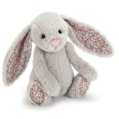 Jellycat Original Bashful Silver Blossom Bunny