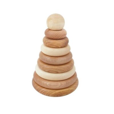 Wooden Story Natural Round Stacker