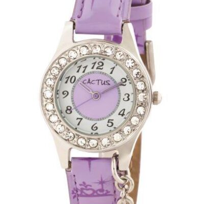Cactus Bedazzled Sparking Girls Kids Watch