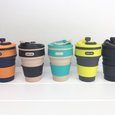Crumple Collapsible Eco Coffee Cup 350ml