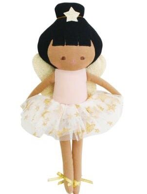 Alimrose Baby Fairy Doll Pink Linen