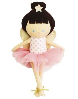 Alimrose Baby Fairy Doll Pink Stars