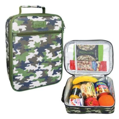 Sachi Insulated Camo Green Lunch Bag